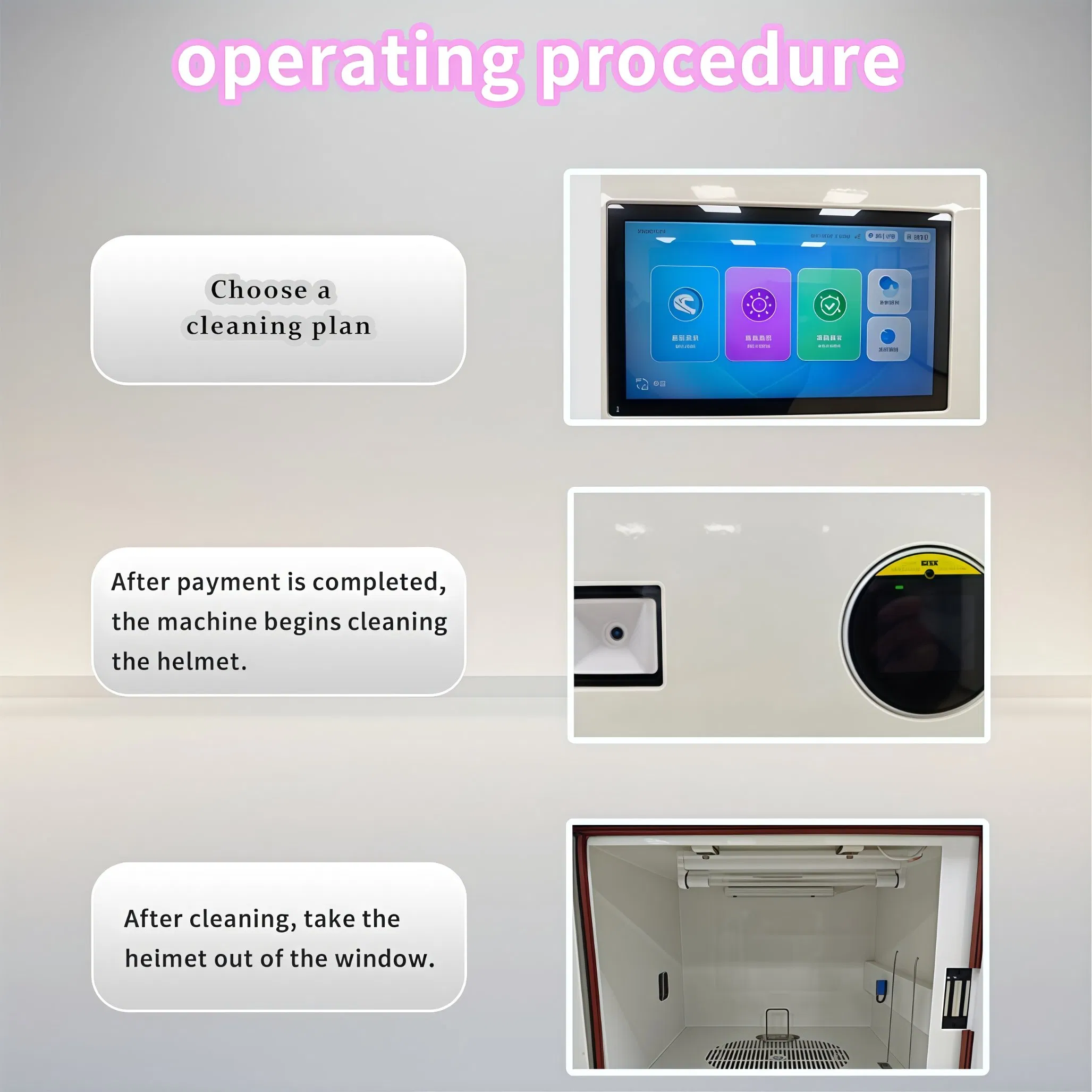 Helmet Cleaning Machine with High Quality and Extended Networking for Indoor