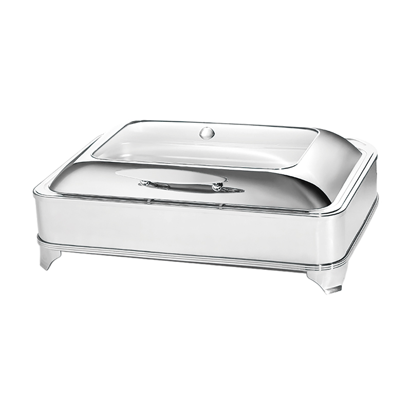 Large Capacity Stainless Steel Self/Service Furnace with Square Glass Frame