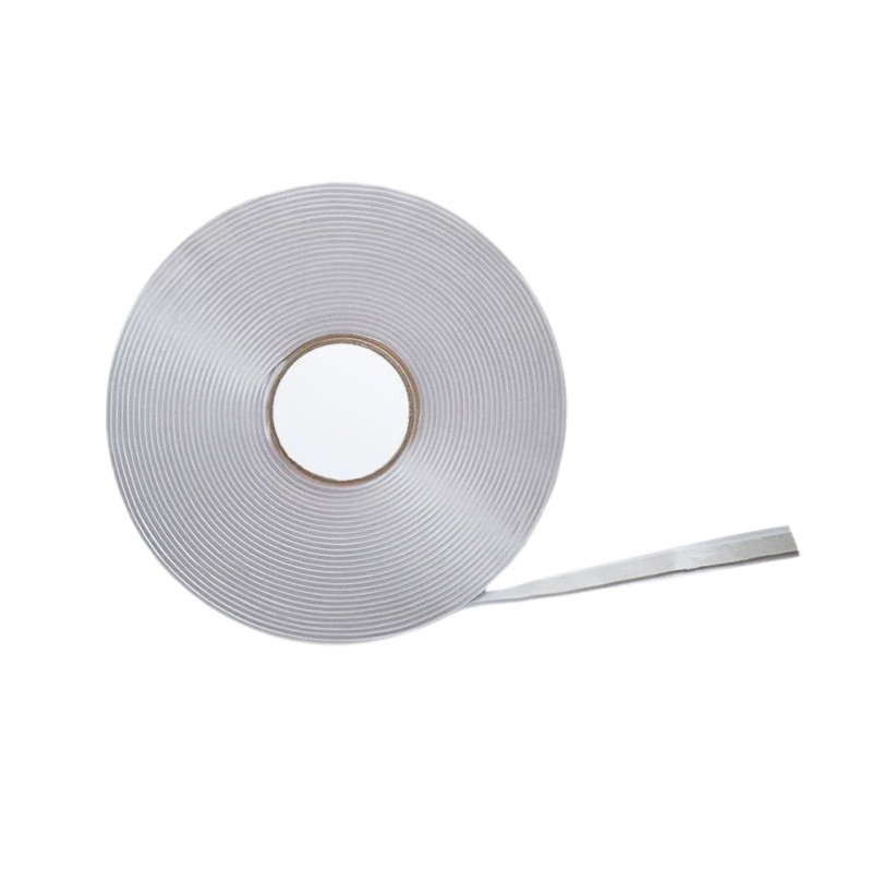 White Black Foam Core Butyl Tape 8mm High Power Butyl Waterproof Tape Super Strong Putty Tape for RV Windows, Metal Roofing