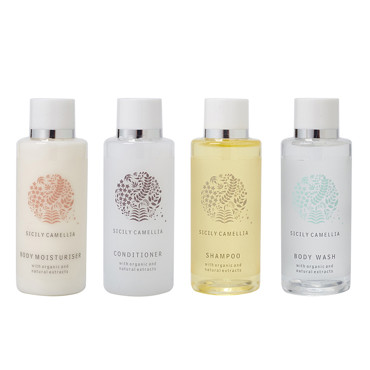 Mini Hotel Soap and Shampoo Toiletries Set 50ml Disposable Bathroom Hotel Amenities Shampoo and Conditioner