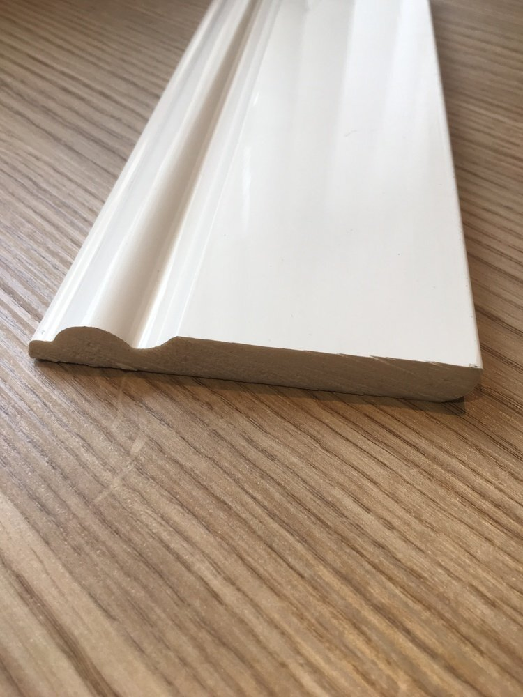 Buildings MDF/Pine Wood Baseboard White Primed Moulding