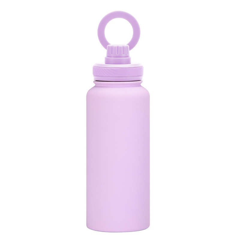 1000ml Metal Flask Double Insulated Water Bottles with Magnet Lid