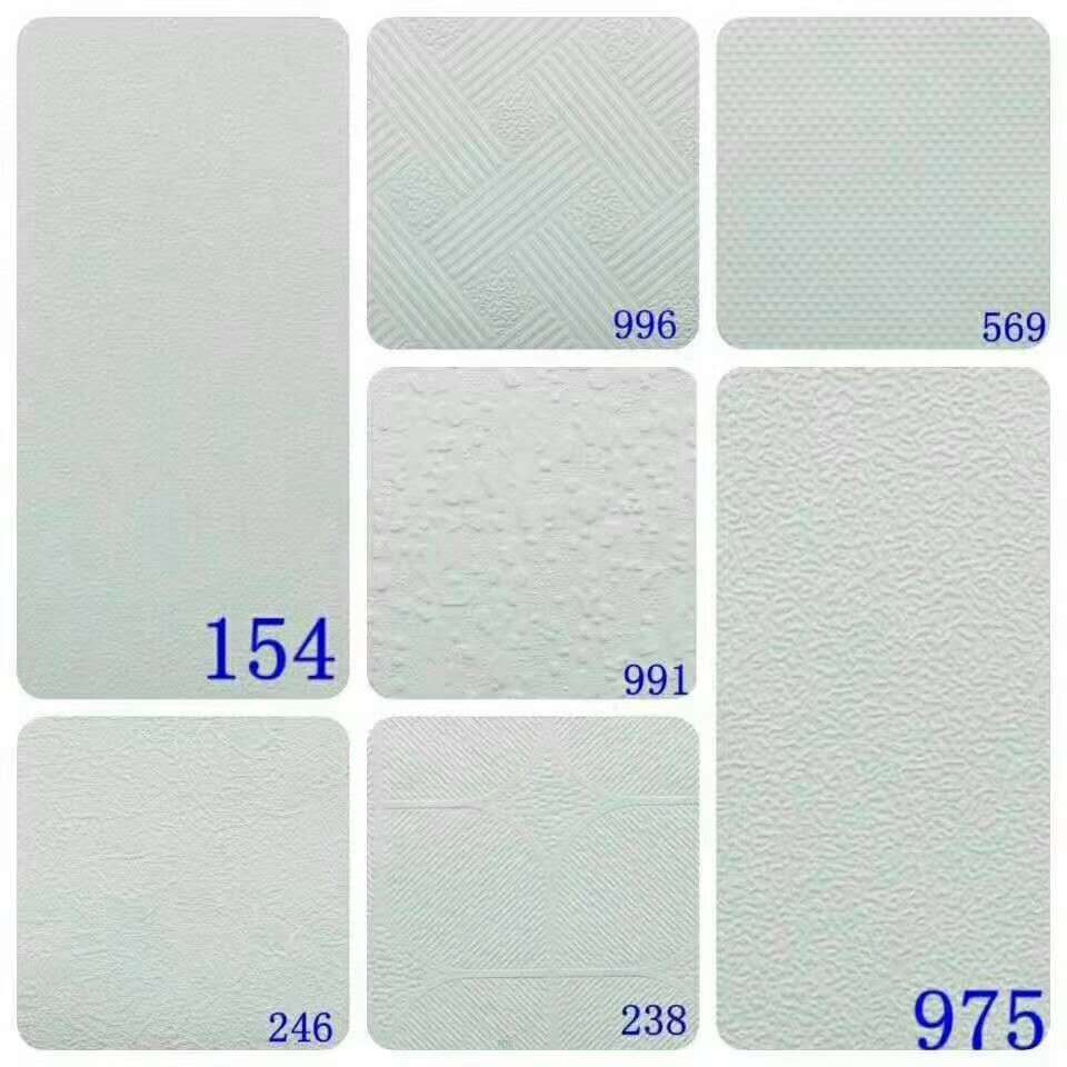 Africa Market Popular 238 Pattern Plaster Board PVC Lamination Ceiling Board