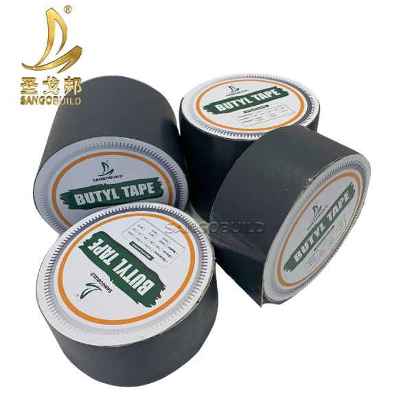 Waterproof Tape Aluminum Foil Thicken Butyl Tape Wall Crack Roof Duct Repair High Temperature Resistance Adhesive Tape