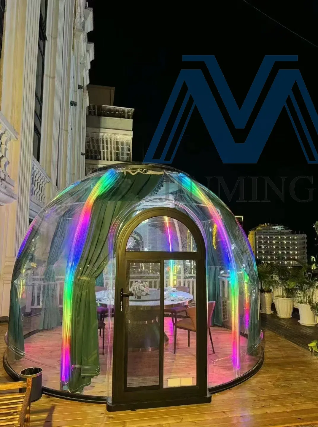 High Quality Customizable Specification Colors Portable Prefab Bubble House for Hotel or Restaurant