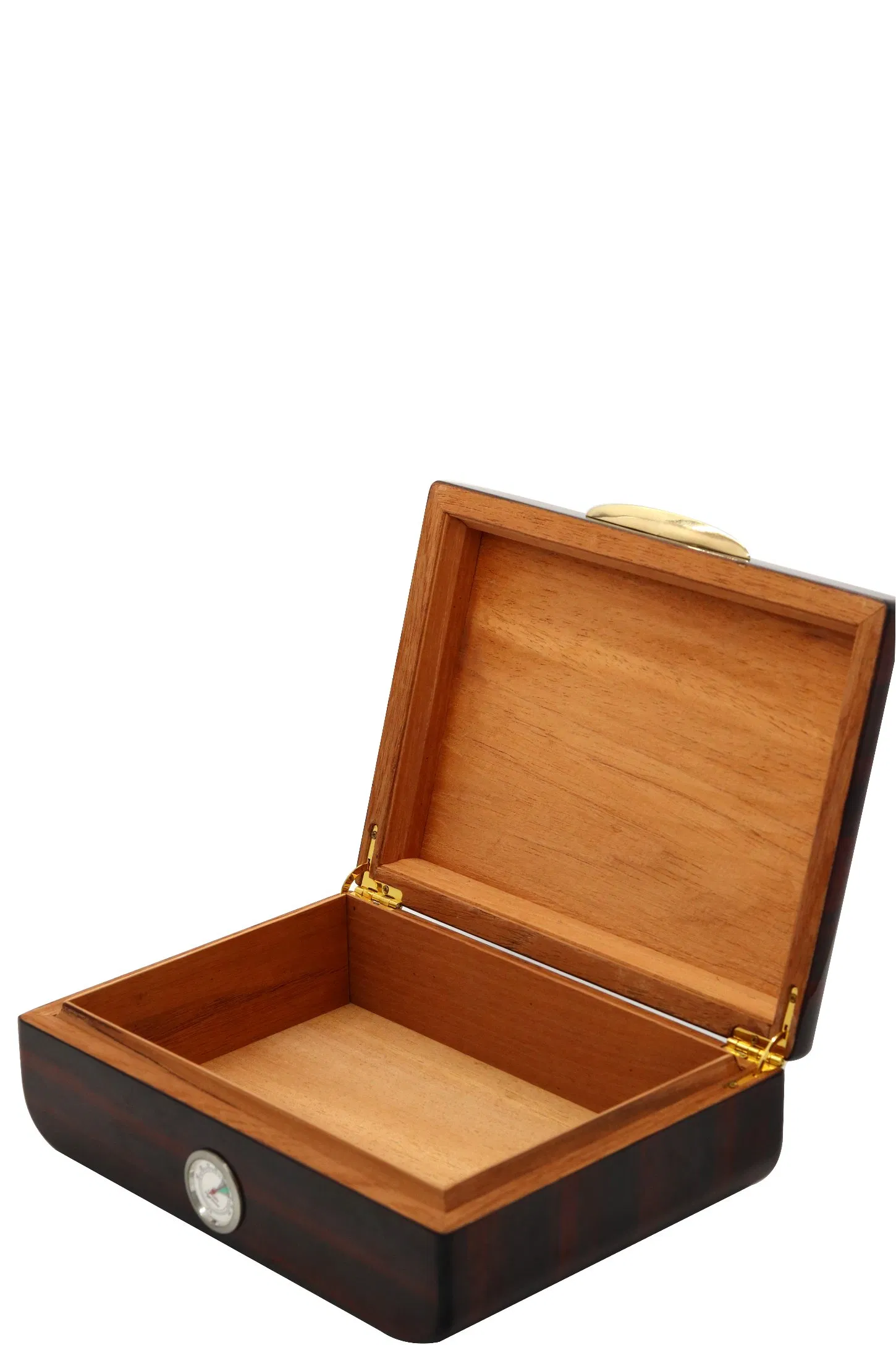 Handmade Cedar Wood Cigar Humidor with Top Digital Hygrometer / Humidifier
