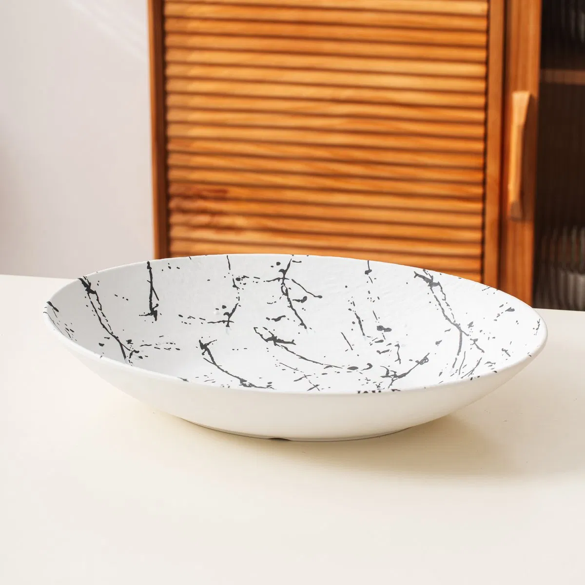 Snacks Melamine Chip and DIP Serving Platter Set Melamine Soup Bowl Round Large Chips Bowl Appetizer Serving Bowl