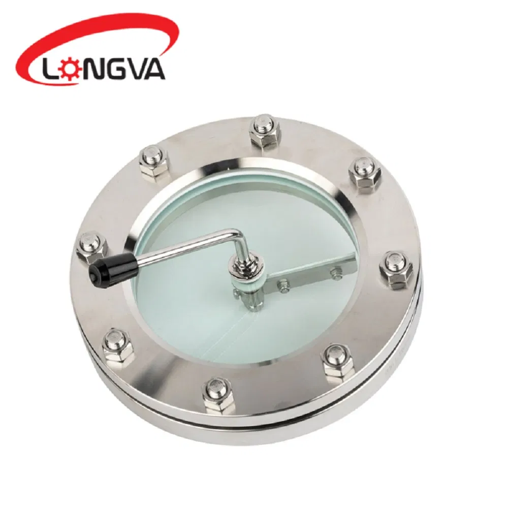Sanitary Stainless Steel Flange Sight Glass with Wiper