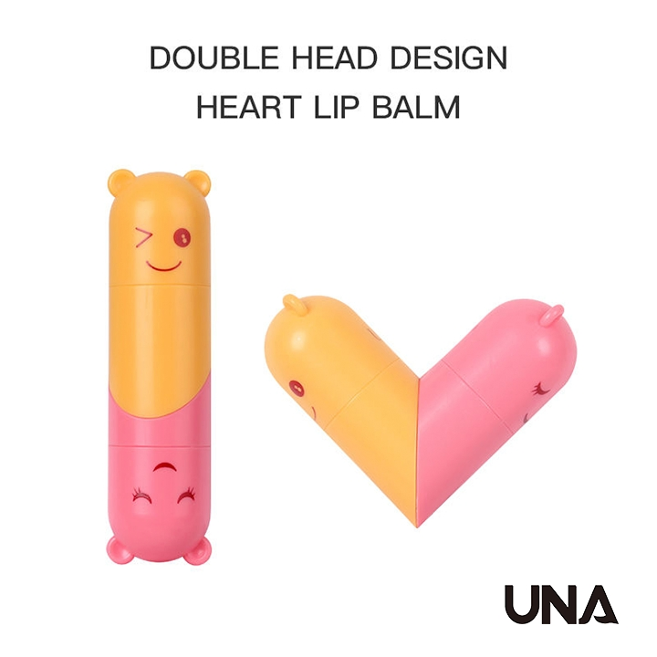Heart Lip Balm Lasting Moisturizing Lipstick Like a Toy's Water Moisturizing Lip Balm Stick Fruity Nourishing Mini Lip Balm
