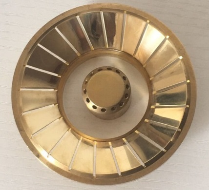 S. S. Table Gas Stove 2 Burner with Cast Iron Burner & Brass Cap