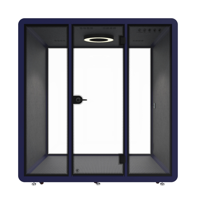 Silence Privacy Pod for Universities with Customizable Colors and Logo Support