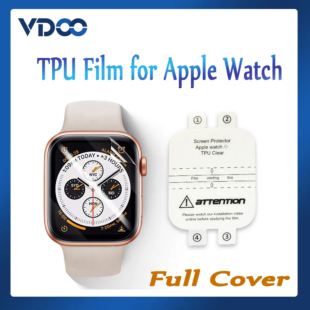 Защитная пленка для Apple Watch 40/44mm, полное покрытие