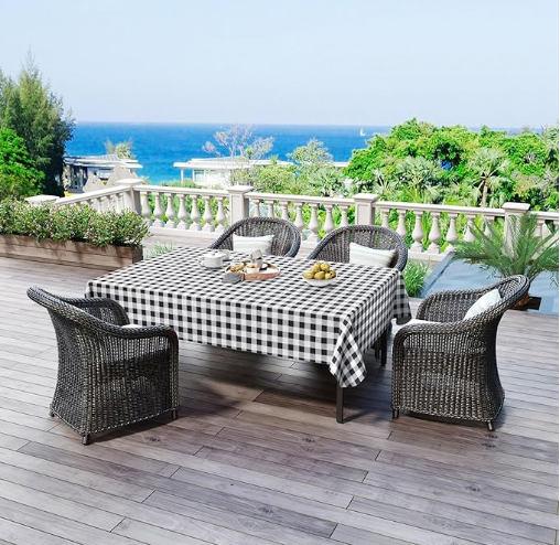 Customized Washable Tablecloth for Picnic/Camping/Outdoor