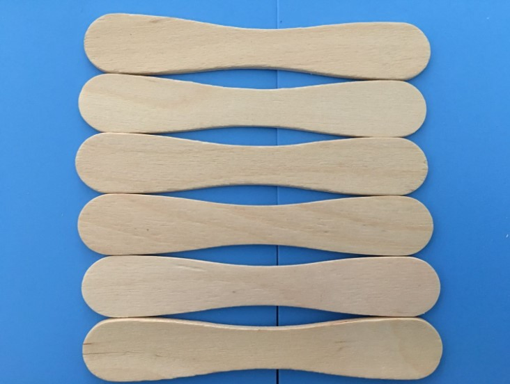 Wood Biodegradable Custom Logo Popsicle Stick Ice Cream Stick
