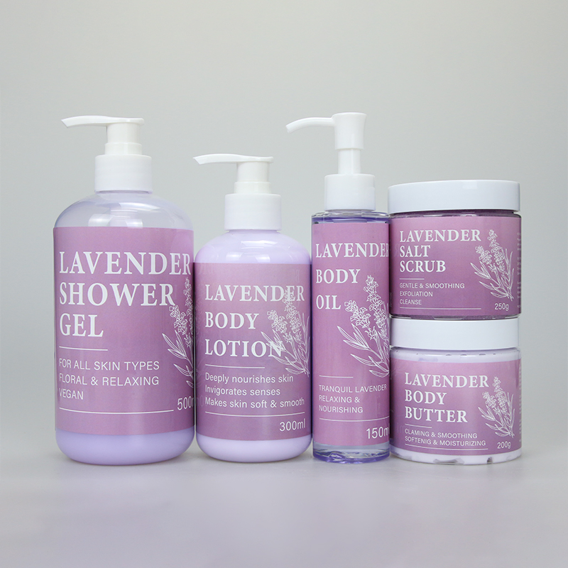 Beauty Cosmetics Body Care Series Suitable for Nourishing Dry Skin Lavender Set