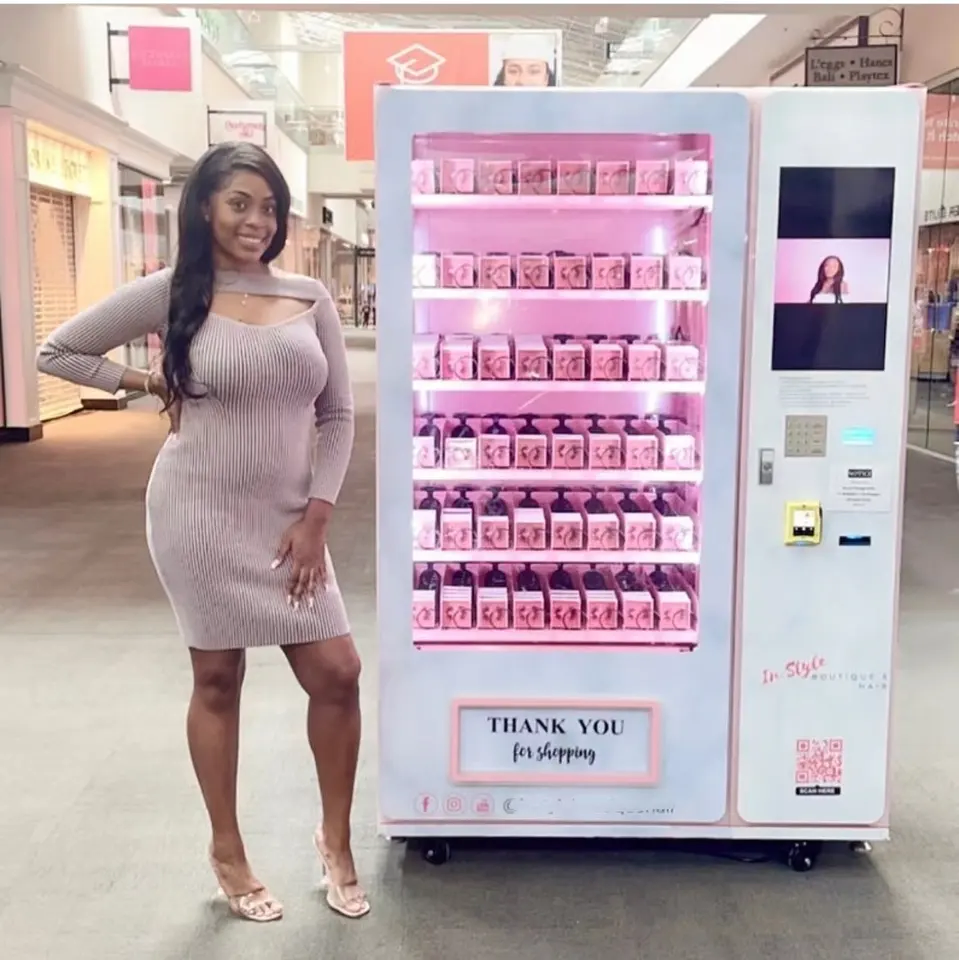 Upus 24 Hours Smart Vending Machine for/Drink/Food/Condom/Beautify/Hair/Combo Vending Machine Mini Vending Machine