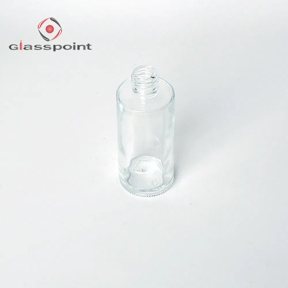 Empty Essential Oil Roller Bottle Leaf-Pattern Glass Roll on Perfume Bottle