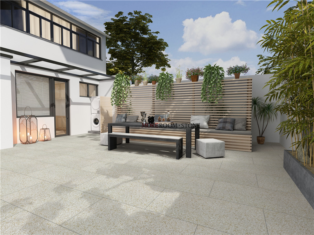 Наружная плитка 20мм светло-серый гранит