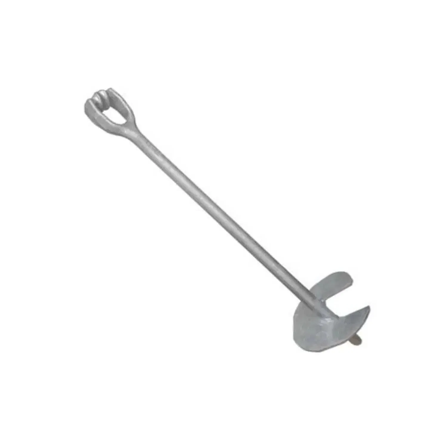 Customized Steel Bar Welded Screw Helical Ground Anchor with Manual Head Circle