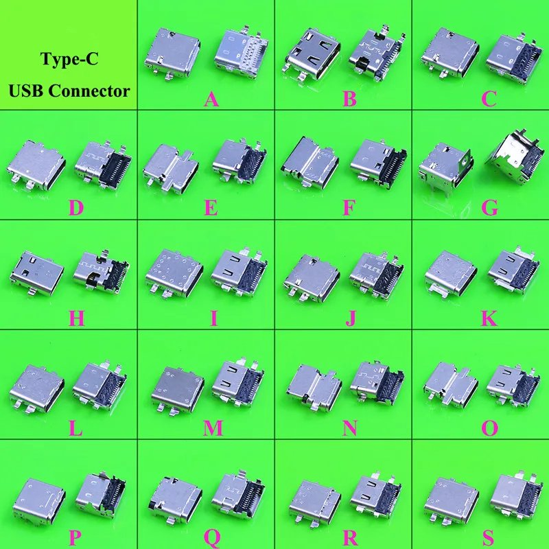 Разъём Micro USB и Type-C для зарядки, 5 pin