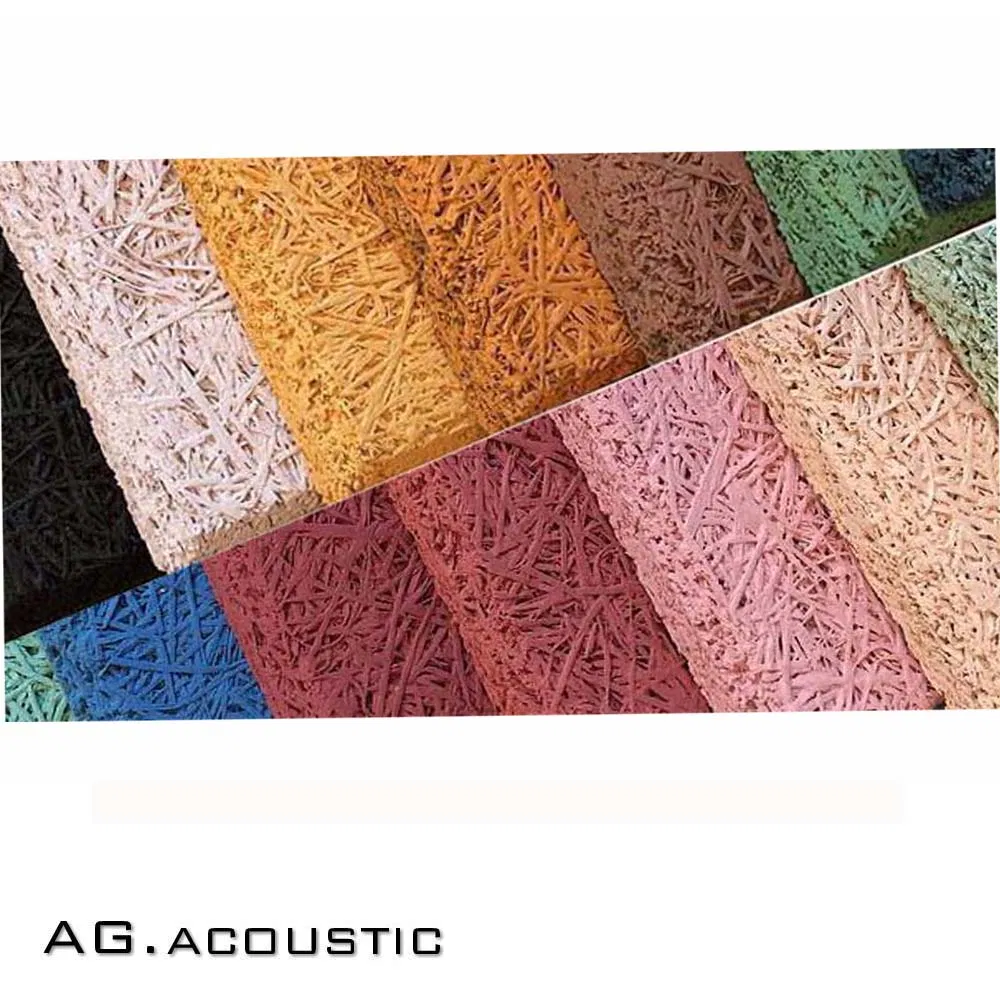 AG. Acoustic Decoration Material Wood Wool Sound Absorption Panels for Office Meeting Room