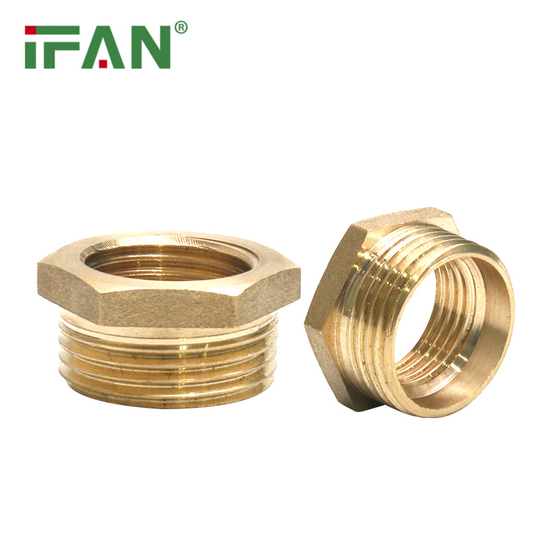 Ifan All Type 1/2"-2" Brass Color Bushing Brass Fitting