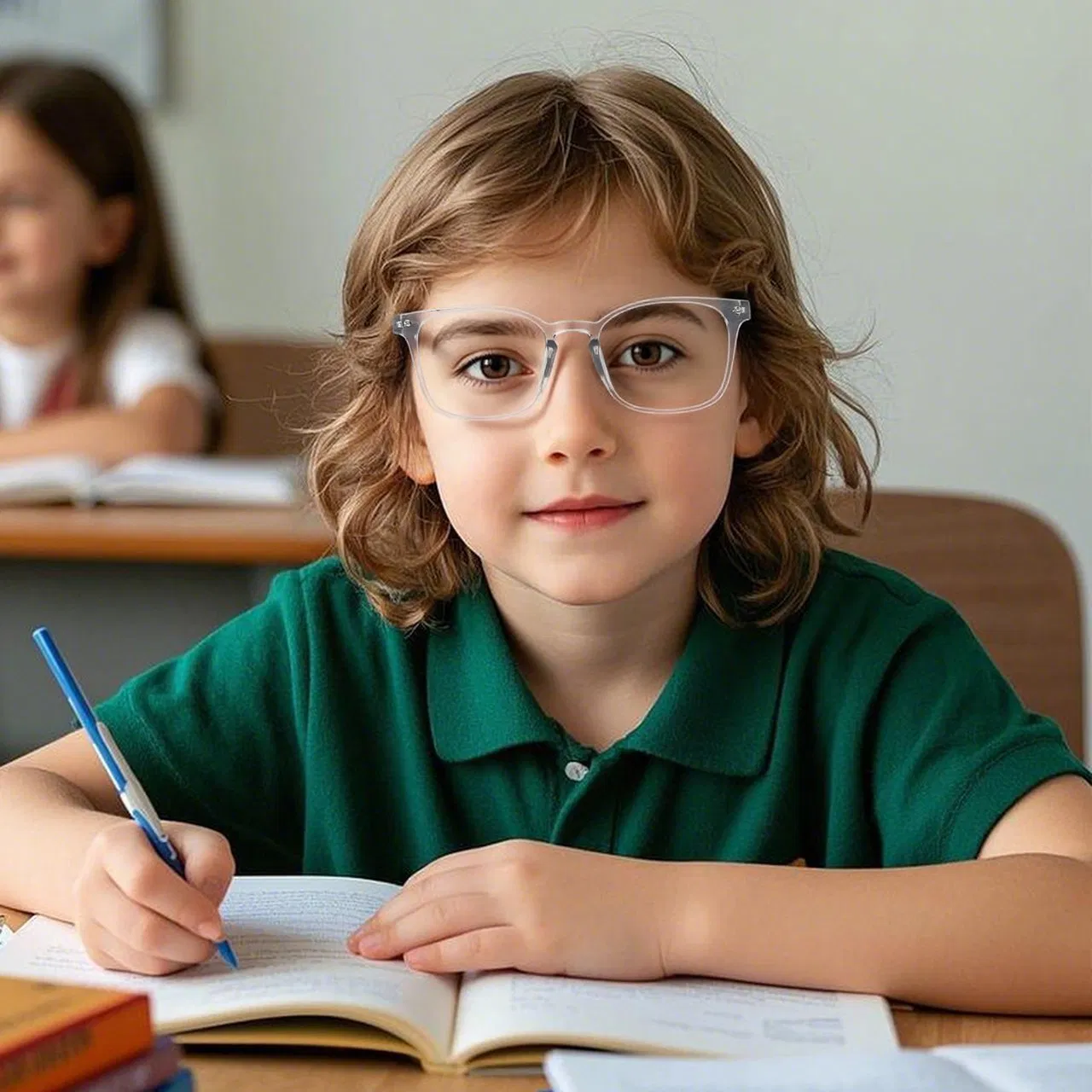 Wholesale Clearance Tr90 Square Spectacle Plastic Optical Frames Cheap Eye Glasses Eyeglasses Frames Monturas Opticas for Kids