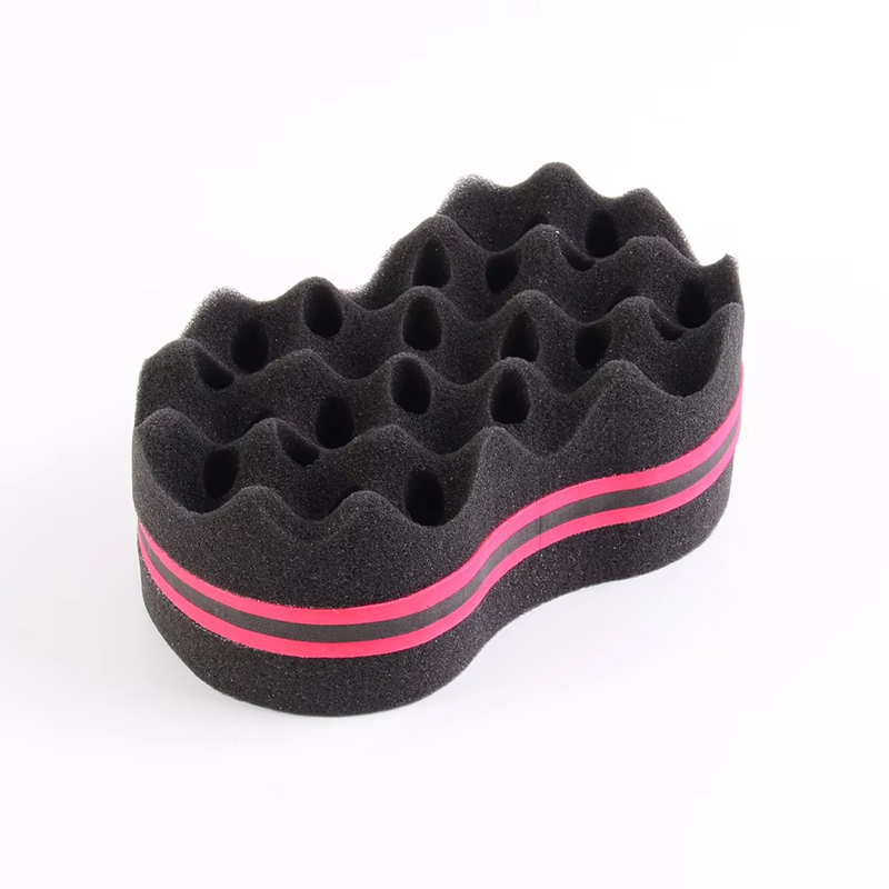 Curl Sponge Twist Wholesale Black Men Wave Brush Hair Style Afro Hair Twist Sponge with Holes