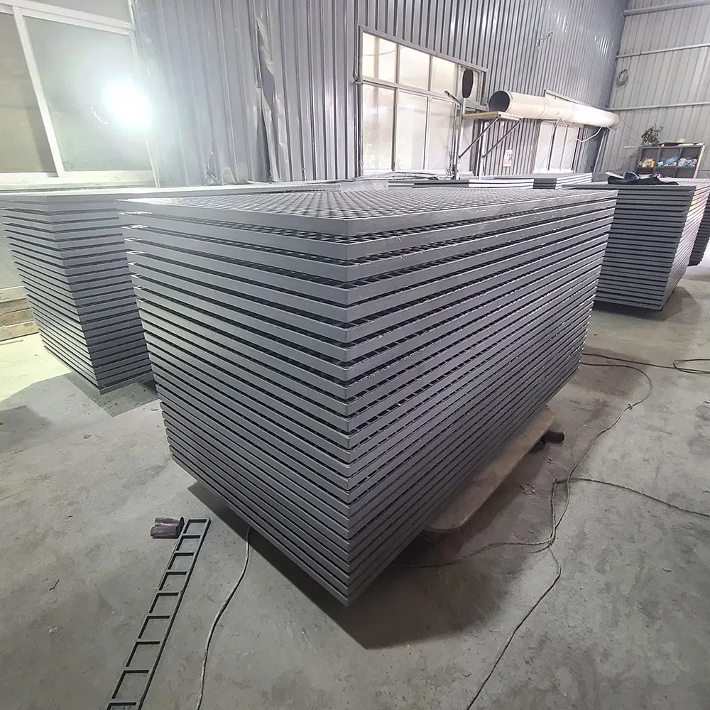 Non-Corrosive FRP Product GRP Grating Lightweight Durable Fire-Resistant Fiberglass Grating Marine Industrial Use