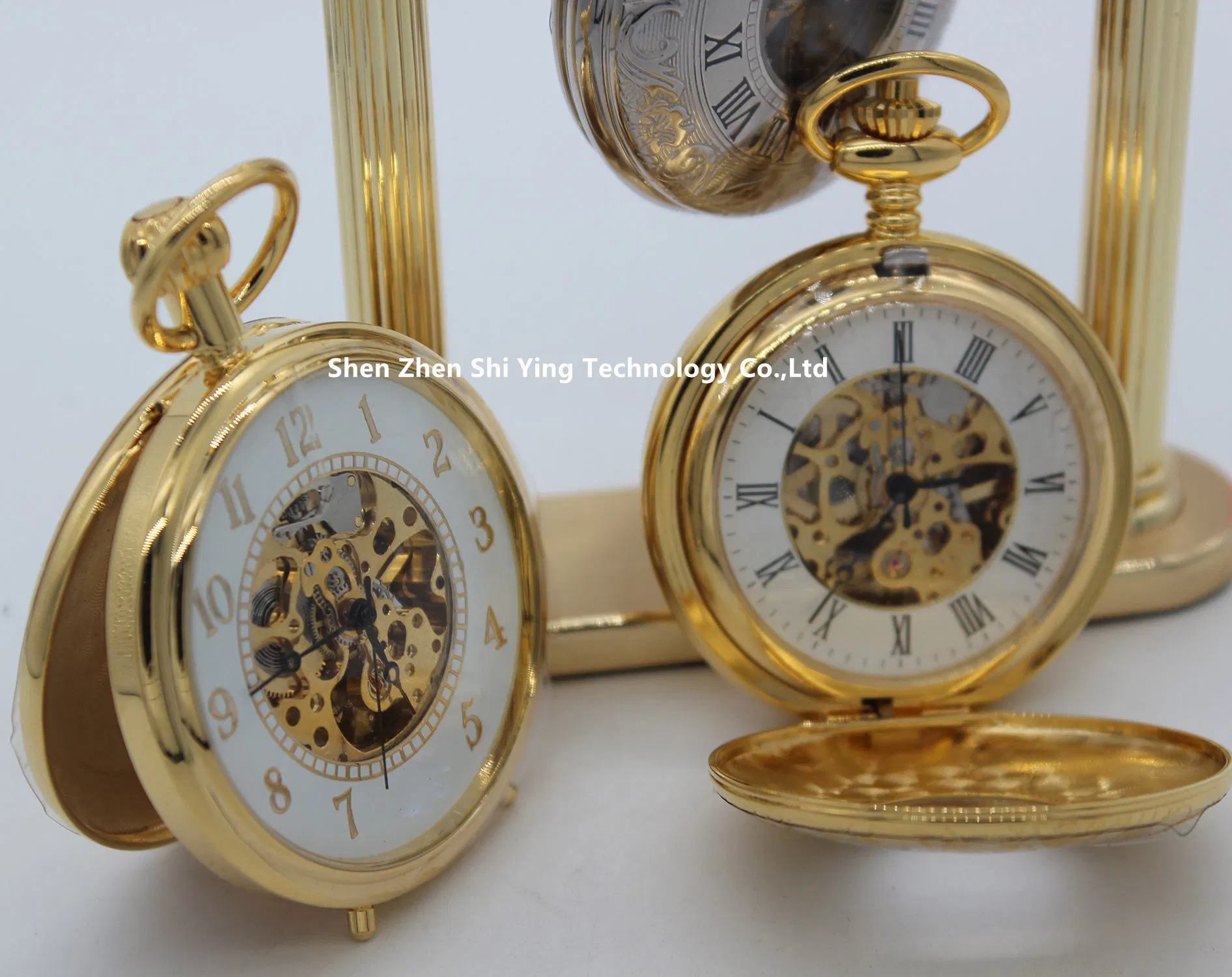 OEM Antique Brass Mechanical Pocket Watches