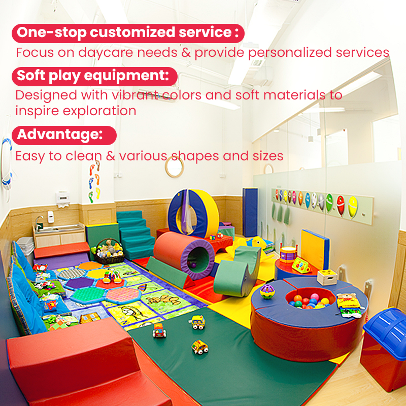 Мебель игровая мягкая деревянная Монтессори детский сад