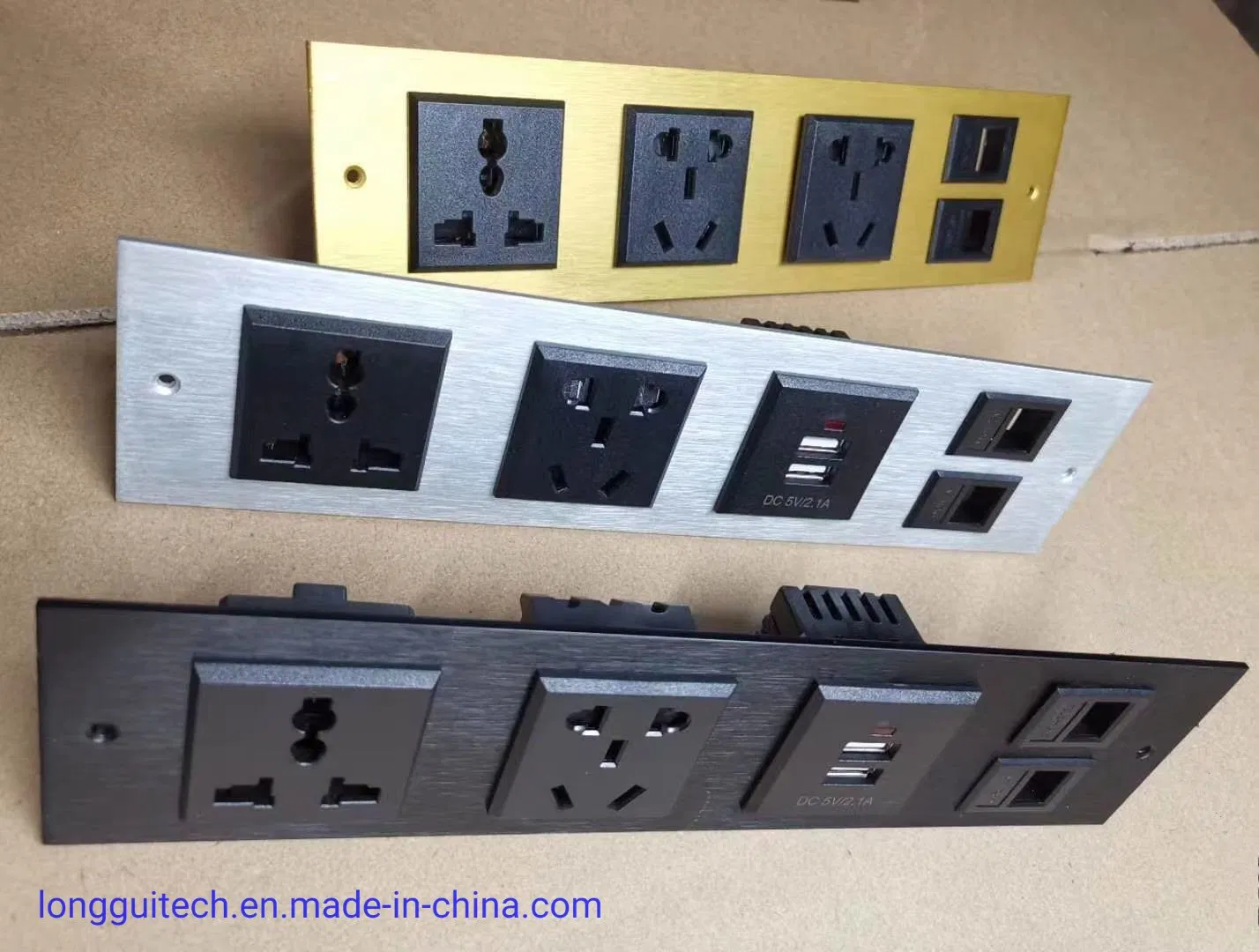 Aluminium Power Socket Panel Socket