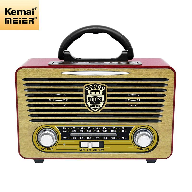 Vintage Style Classic FM Portable Radio Digital Screen Home Kitchen Radio