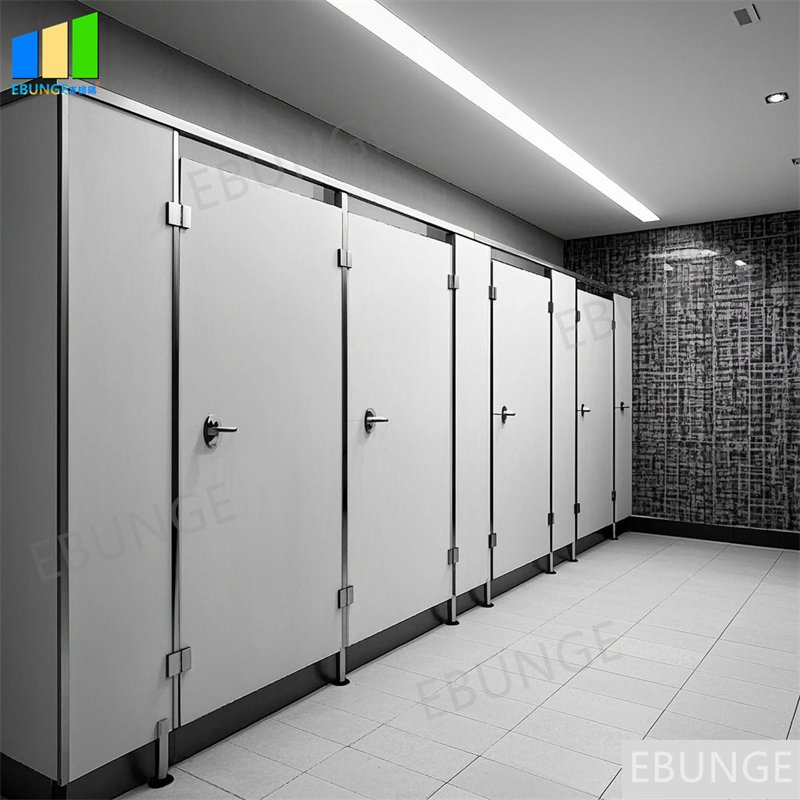 Waterproof Compact Laminated HPL Toilet Partition Cubicles