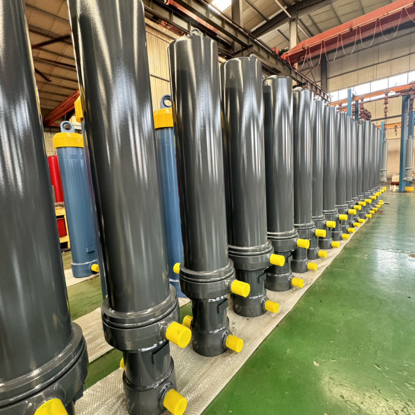 Гидроцилиндр телескопический 3/4/5-ступенчатый для самосвала