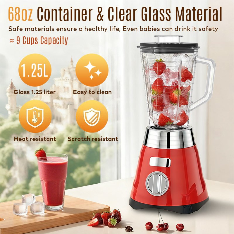 800W Metal Transmition Commercial O Ster Blender