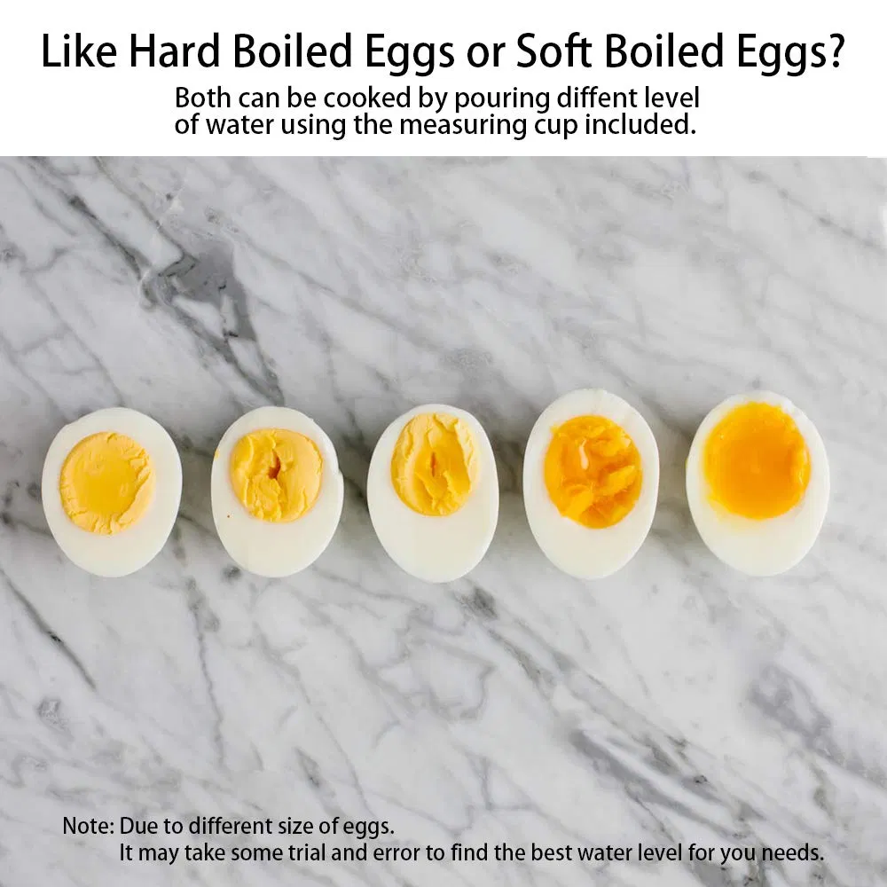 Hard Boiled Electric Rapid 2-Tier Cooker Large 14 Eggs Capacity Egg Boiler