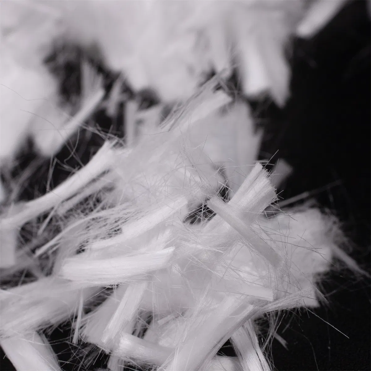 White Microfiber Polypropylene Fiber Monofilament for Engineering Projects