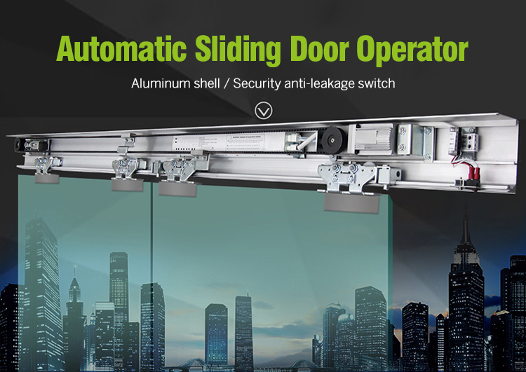 Double Wooden or Glass Doors Sliding Door Opener