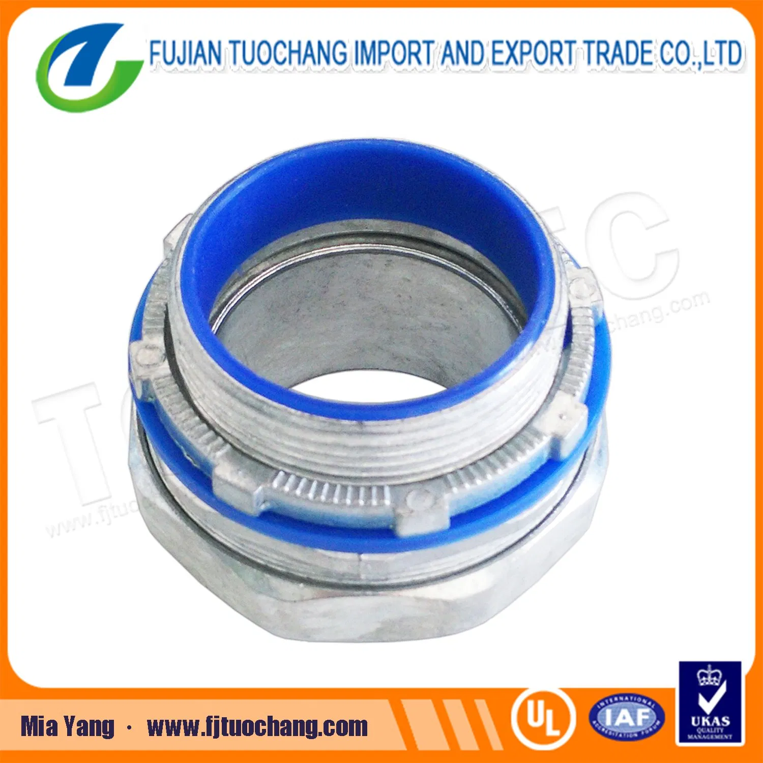 Zinc Flexible Conduit Straight Liquid Tight Connector