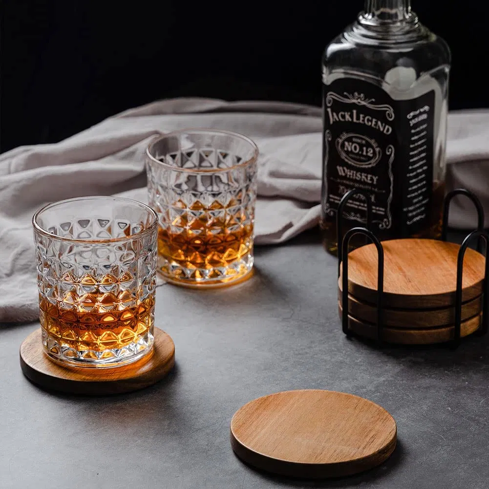 Wooden Dinnerware Bamboo Coaster Set for Cup and Pot