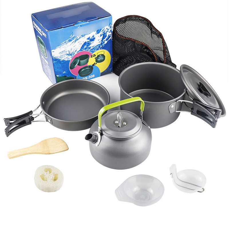 Customized Outdoor Aluminum Pot High-Quality Oxidation Camping Set Pot