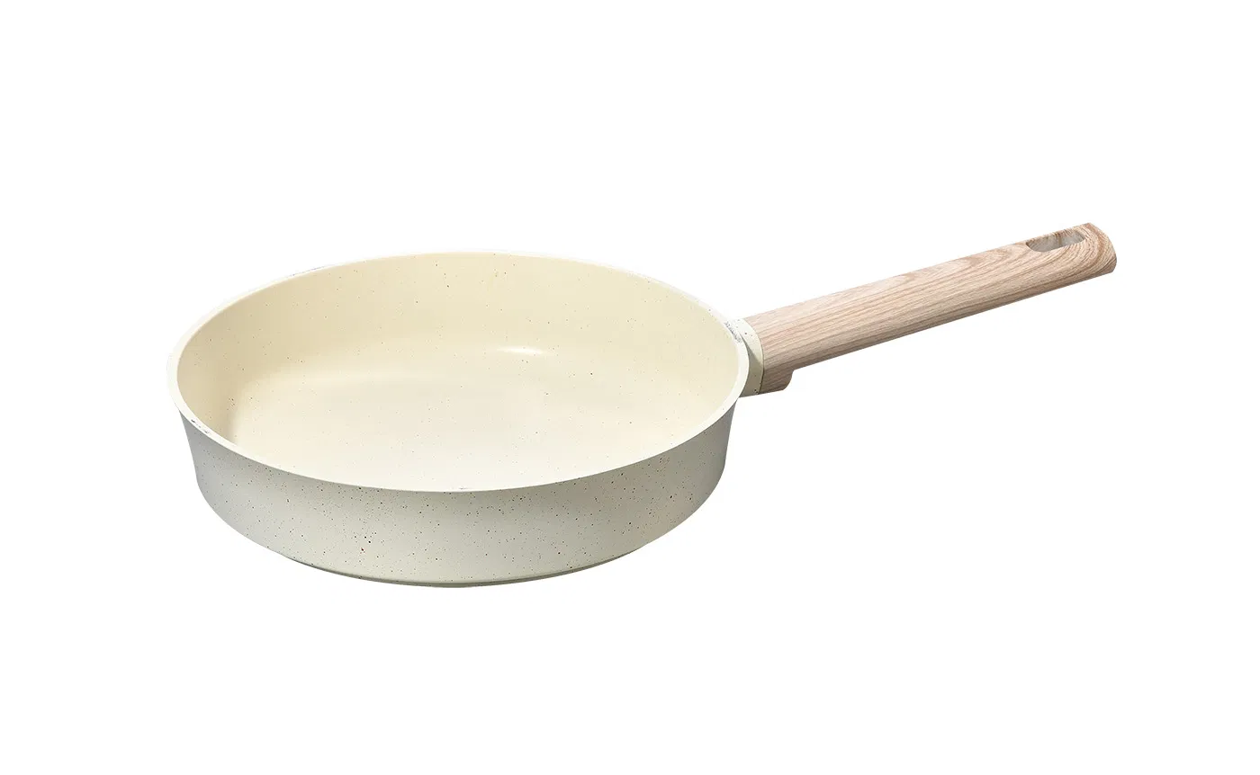 Factory Direct Selling Die-Cast Aluminum Frypan for Home and Outdoor Frying Cooking