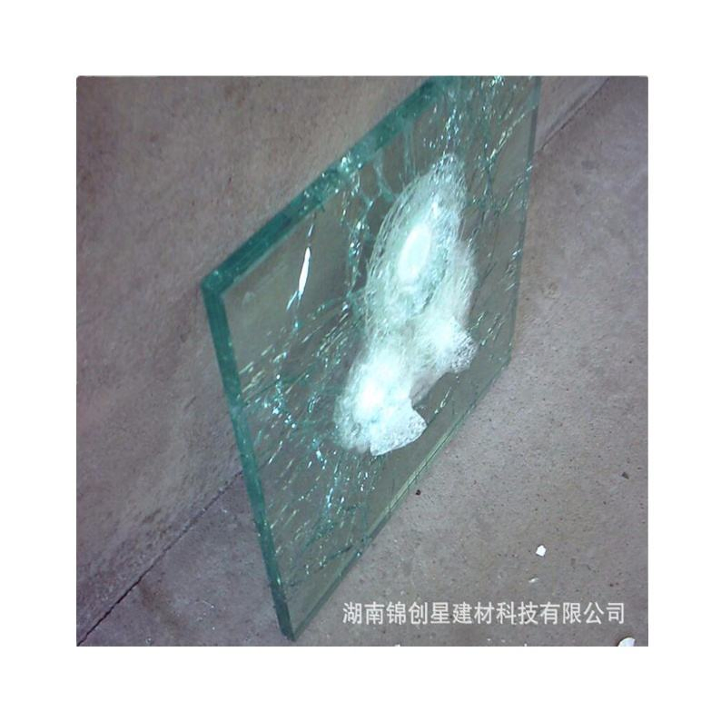 Car Bank Display Windows Door Wall Panels Vidrio High Quality Toughened Safety Bulletproof Glassflat Solid25mm-95mm Bulletproof Glass