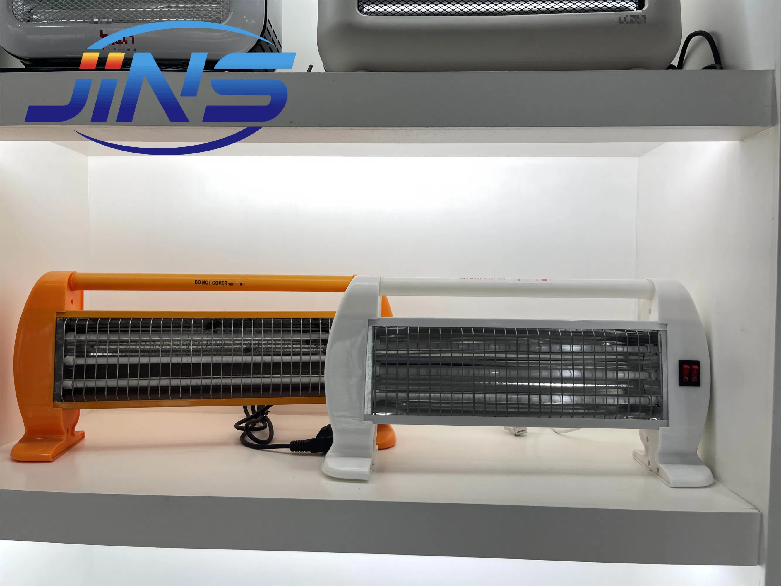 1200W Low Noise Bladeless Fireless Warm Air Thermotolerant Quartz Tube Halogen Heater Infrared Heater