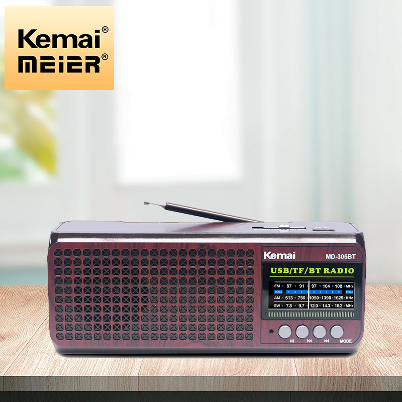 Hot Newest Remote Multiband Radio Wooden Retro Radio Stereo Sound Wooden Radio Am FM