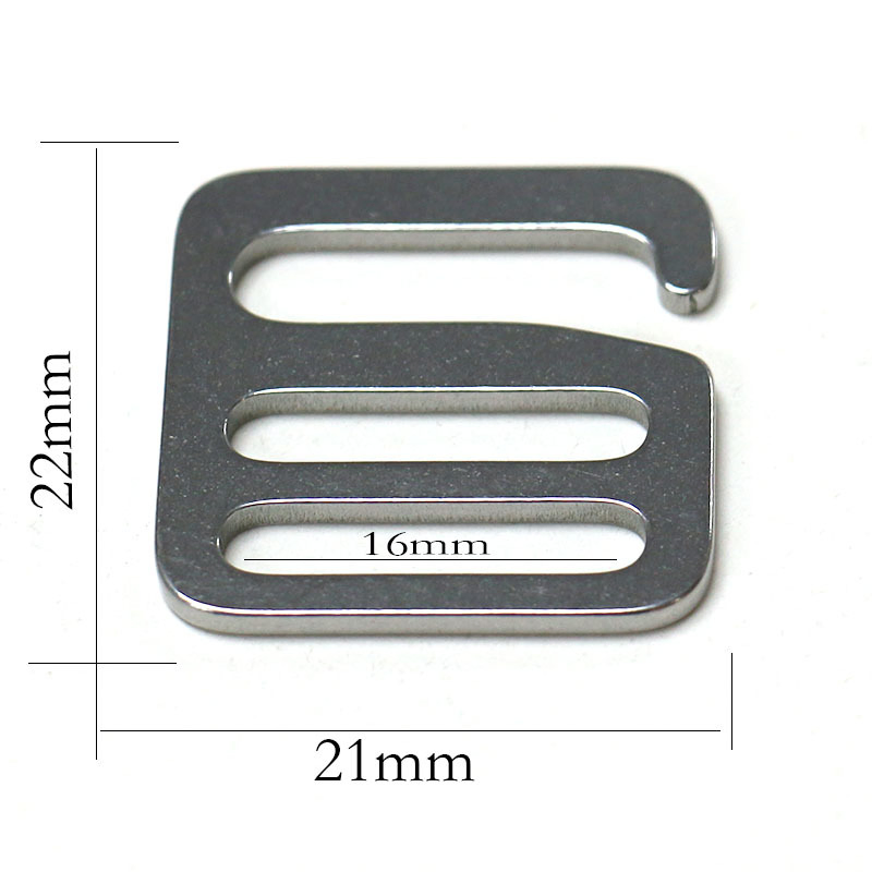 16mm-31mm Stainless Steel G Hook Buckle