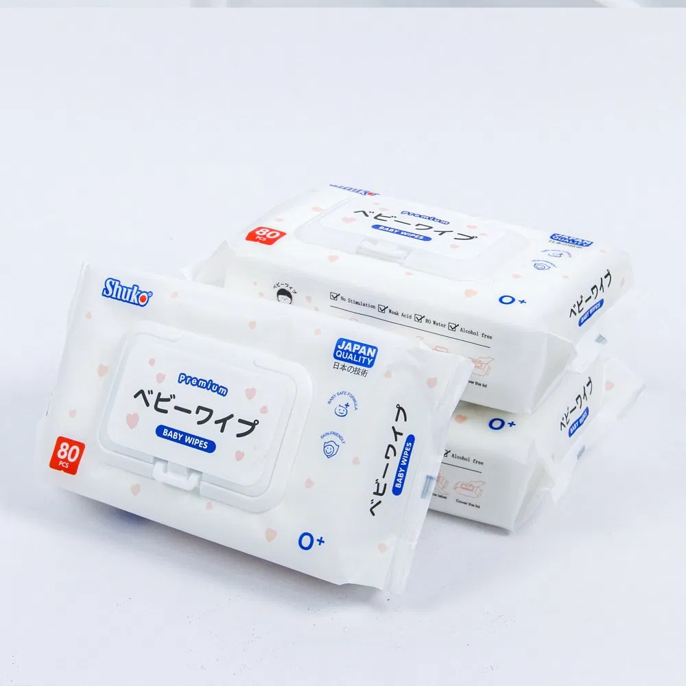 Premium Japan Soft Cotton Baby Wet Wipes for Sensitive Skin