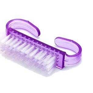 Wholesale Multi Color Mini Hand Fingernail Brush Cleaner Scrubbing Kit Pedicure Handle Grip Nail Brush for Toes and Nails Men Women