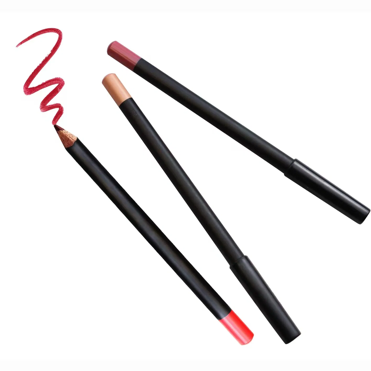 Wholesale 12 Colors Lip Liner Pencil Private Label Matte Lipliner Pencil